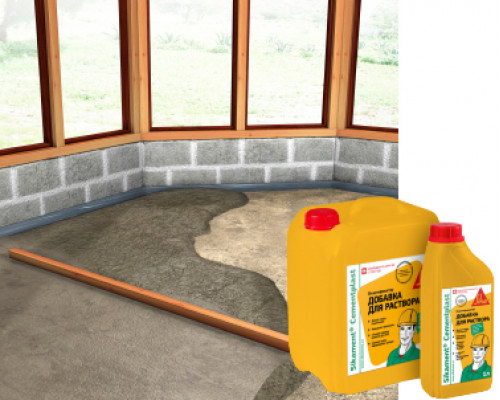 Пластифицирующая и водоредуцирующая добавка для бетонов Sikament® CementPlast коричневая 5 л.
