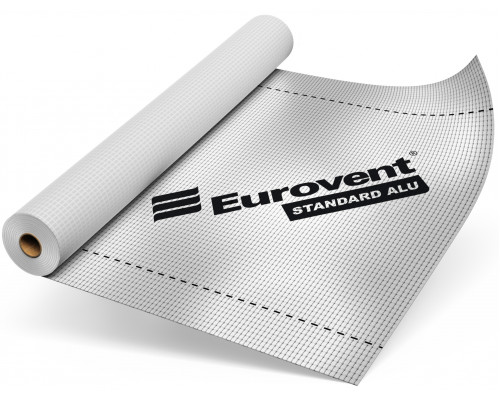 Пленка пароизоляционная фольгированная Eurovent Standard Alu 130 1,5 х 50 м. 75 м2.