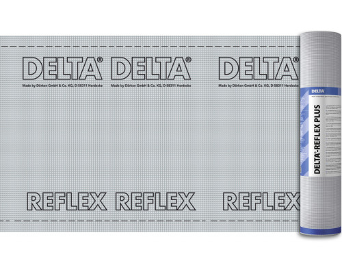 Пленка пароизоляционная с теплоотражающим покрытием DELTA-REFLEX 1,5 х 50 м. 75 м2