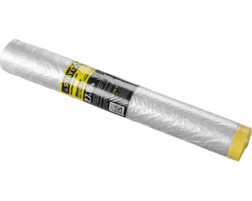 Пленка STAYER "PROFESSIONAL" защитная с клейкой лентой "МАСКЕР", HDPE, 9мкм, 2,7х15м