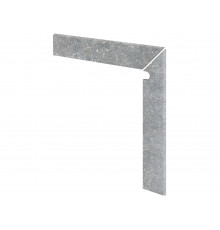Плинтус клинкерный составной для ступеней Exagres Ardenas Gris 596 x 596 x 11 мм.