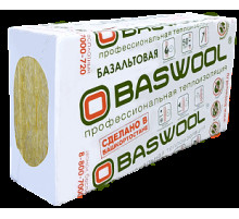 Плита минераловатная BASWOOL ВЕНТ ФАСАД 80 1200х600х120 80 кг/м3 2 шт
