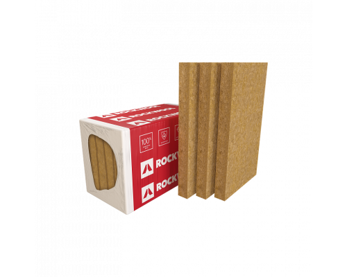 Плита минераловатная Rockwool / Роквул Венти Баттс Н 1000 х 600 х 100 мм. (3 м2 / 0,3 м3) 5 плит