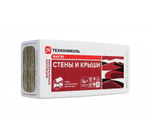 Плита минераловатная Технониколь 34 PN Стены и крыши 1000 x 610 x 50 мм. (0,244 м3 / 4,88 м2)