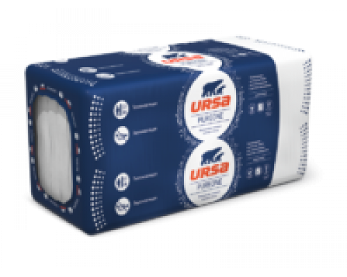 Плита теплоизоляционная URSA PureOne 34PN 1250 х 600 х 100 мм. (4,5м2 / 0,45м3) 6 плит