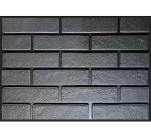Плитка керамическая для цоколя и фасада Terramig Ferrara Negro 235 x 62 x 10 мм.