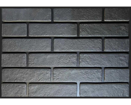 Плитка керамическая для цоколя и фасада Terramig Ferrara Negro 235 x 62 x 10 мм.