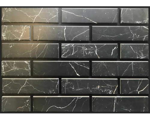 Плитка керамическая для цоколя и фасада Terramig Medici Negro 235 x 62 x 10 мм.