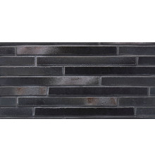 Плитка клинкерная ригельная Stroeher Riegel 50 490 x 40 x 14 мм. 456 Schwarz-Blau 0,47 м2