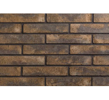 Плитка минеральная для НВФ Wandermode Armschwung 250 x 50 x 40 мм. Bronze-Schwarz 0,68 м2