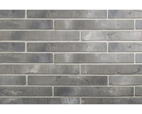 Плитка минеральная фасадная ригельная Wandermode Armschwung 440 x 52 x 20 мм. Aschgrau
