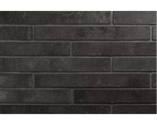 Плитка минеральная фасадная ригельная Wandermode Armschwung 440 x 52 x 20 мм. Schwarzer Samt
