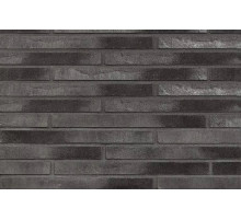 Плитка минеральная фасадная ригельная Wandermode Armschwung 500 x 40 x 20 мм. Schwarze Lava