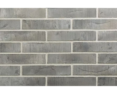 Плитка минеральная фасадная Wandermode Armschwung 250 x 50 x 30 мм. Aschgrau