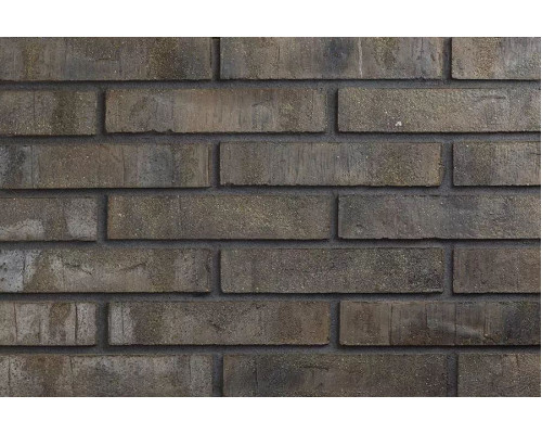 Плитка минеральная фасадная Wandermode Armschwung 250 x 50 x 30 мм. Schwarzbraun
