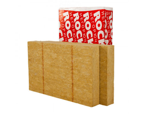 Плиты из каменной ваты Rockwool Фасад Баттс Экстра 1000 х 600 х 100 мм. (1,2м2 / 0,12 м3) 2 плиты