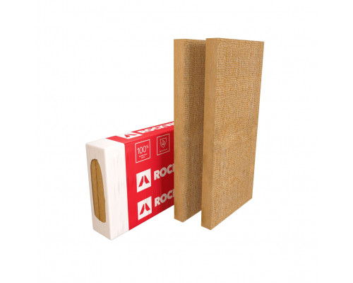 Плиты из каменной ваты Rockwool Фасад Баттс Оптима 1000 х 600 х 100 мм. 120 кг/м3 (1,8м2 / 0,18м3)