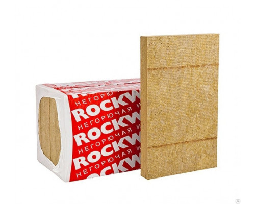 Плиты из каменной ваты Rockwool Руф Баттс Н Оптима 1000 х 600 х 100 (1,8м2 / 0,18м3)