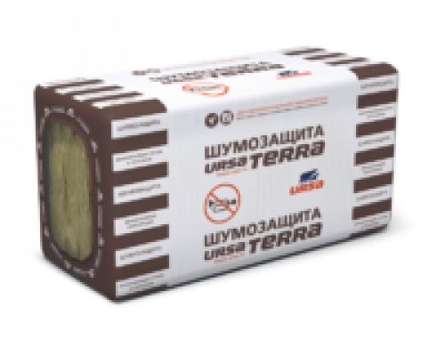 Плиты теплоизоляционные УРСА ТЕРРА / URSA TERRA 34 PN Шумозащита 1000х610х100 мм (3,05м2 / 0,305м3) 5 плит