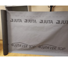 Подкровельная супердиффузионная мембрана Ютавек ТОП / Jutavek TOP серый 1,5 х 50 м. 75 м2