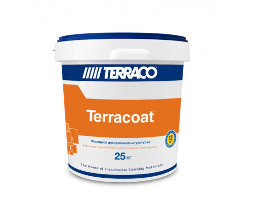 Покрытие декоративное акриловое Terracoat BT с песчаной текстурой 25 кг. Terraco