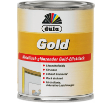 Покрытие декоративное Dufa Gold эмаль золотая 0,125 л.