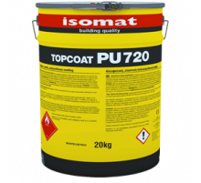 Покрытие полиуретановое алифатическое эластичное TopCoat-PU 720 белый 1 кг. Isomat