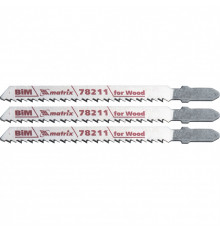 Полотна для электролобзика по дереву, 3 шт, T101BF, 75 x 2,5 мм, Bimetal Matrix Professional