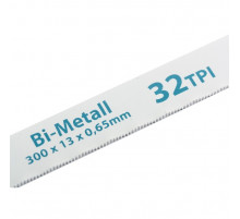 Полотна для ножовки по металлу, 300 мм, 32 TPI, BiM, 2 шт Gross