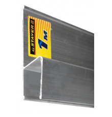 Правило для финишной отделки FINISH, 1 м, STAYER Professional 10745-1.0