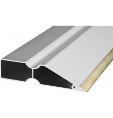 Правило "Bi-Metall" со стальной рабочей кромкой, KRAFTOOL 10735-1.5, тип TRK-трапеция "DuoGrip", ано