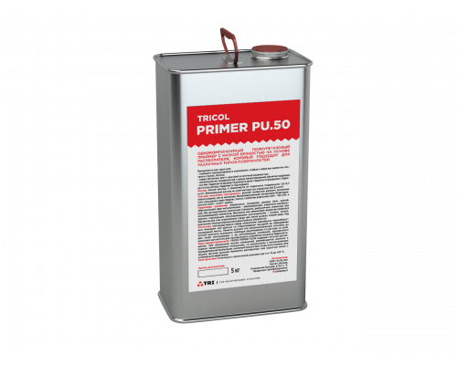 Праймер однокомпонентный на основе растворителя Tricol Primer PU.50 полиуретановый 4,5 кг