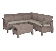 Комплект мебели Corfu Relax Set, капучино