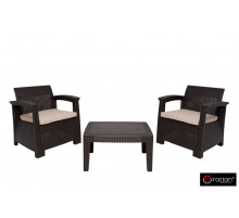 Комплект мебели Rattan Comfort 3, венге