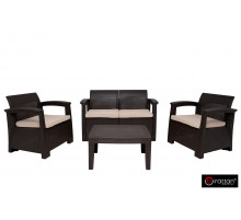 Комплект мебели Rattan Comfort 4, венге