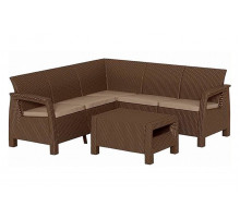 Комплект мебели Corfu Relax Set, коричневый