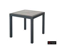 Стол B:rattan Dallas 800*800мм, коричневый