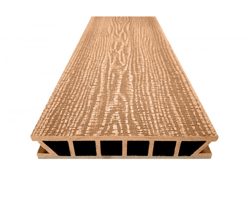 Террасная доска Deckron (Декрон) WoodLike с 3D тиснением, 153*28