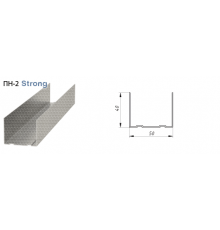 Профиль направляющий 50 х 40 х 0,65 мм. 3 м. ПН-2 Албес DIN Strong 6458-334636