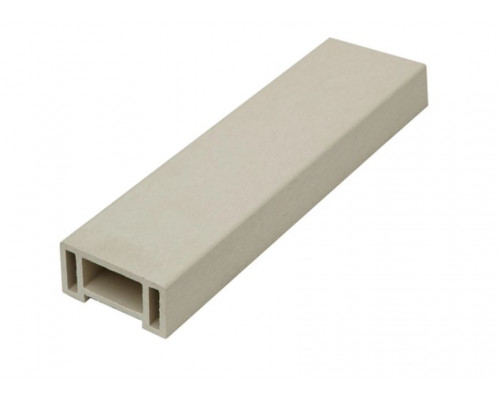Профиль перила ДПК CM Railing White Wood 45 х 90 х 3000 мм. Белое дерево