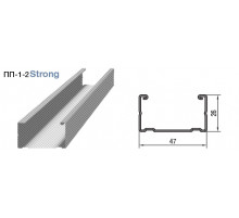 Профиль потолочный Албес Strong 47 х 26 х 0,55 мм. 3 м. ПП-1-2