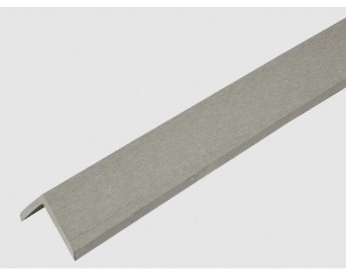 Профиль угловой для сайдинга ДПК CM Cladding Ashwood 70 х 70 х 2000 мм. 8 мм. Ясень