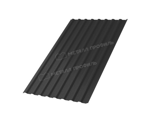 Профлист Металл Профиль МП-20 B 1100 мм. VALORI DarkGrey Темно-серый 0,5 мм.