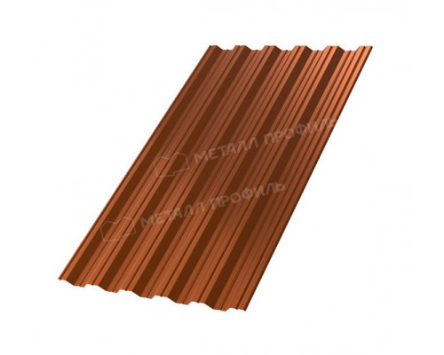Профнастил Металл Профиль НС-35 A 1000 мм. ECOSTEEL MA-01 Мореный Дуб 0,5 мм.