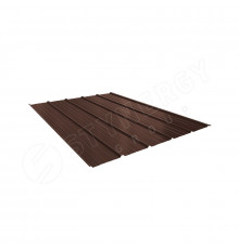 Профнастил Stynergy ST15 CORUNDUM50® RAL 8017 Шоколадно-коричневый 0,5 мм.