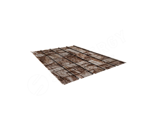 Профнастил Stynergy ST15 SteelArt® Дикий камень 3D 0,45 мм.