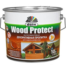 Пропитка декоративная для защиты древесины Dufa Wood Protect дуб 9 л.