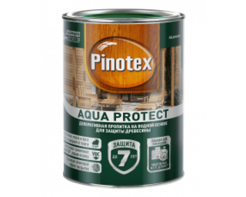 Пропитка декоративная для защиты древесины Pinotex Aqua Protect / Аква Протект CLR 2,7 л.