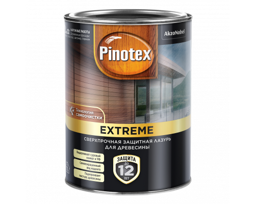 Пропитка декоративная для защиты древесины Pinotex Extreme палисандр полуматовая 2,5 л.