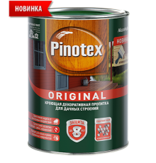 Пропитка декоративная для защиты древесины Pinotex Original база CLR 8,4 л. 